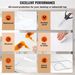 VEVOR 90 X 44 Inch Clear Table Cover Protector, 1.5mm Thick Clear Desk Protector Table Pads, Plastic Tablecloth Table Protector For Dining Room Table_maomaolike.com