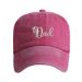 Unisex Washed cotton Embroidery Dad Alphabet baseball hat Father's Day gift hat Hip Hop hat_maomaolike.com