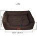 Dog Bed Washable Medium Dog Cat Sofa Bed Super Soft Rectangular Cuddle Pet Bed With Non-Slip Fluffy Bottom, Gift_maomaolike.com