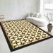 Living Room Rug,Large Rug,Oversized, Gold Leaves Design,Bedroom Rug,Soft And Thick, Machine Washable, Thickened Rug, Bedside Rug,Decorative Indoor Rug_maomaolike.com