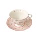 Pink Ceramic Mug With Saucer Set For Teen Girls_maomaolike.com