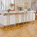 Console Table Narrow Sofa Table With Stable Metal Legs Entrance Table Home Decor Behind The Couch Table Modern Foyer Table For Living Room, Entryway, Hallway, Gold_maomaolike.com