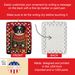 Japanese Chin Holiday Christmas Porcelain Ornament Christmas Tree Hanging Decorations For Home Christmas Holiday, Rectangle, Gift, Multicolor_maomaolike.com