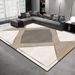 Living Room Rug Large Size Gorgeous Gold Frame Design Bedroom Rug Plush Thickened Machine Washable Thickened Underlay Interior Decorative Rug_maomaolike.com