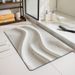 Bathroom Mat Toilet Mat Shower Mat Entrance Rug Absorbent Non-Slip Mat Soft Quick-Dry Machine Washable_maomaolike.com