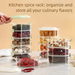 Spice Household High-End Sichuan Pepper Aniseed Seed Seasoning Storage Box Sealed Jar Kitchen Food Grade_maomaolike.com