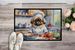 Pekingese The Chef Doormat Front Door Mat Indoor Outdoor Rugs For Entryway, Non Slip Washable Low Pile, 24H X 36W_maomaolike.com