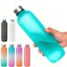 Gradient Sports Water Bottle With Measurements, Leak-Proof, Portable, Narrow Mouth, Sealable, BPA-Free PC Material - For_maomaolike.com