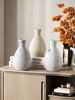 1pc Wabi-sabi Style Design Ceramic Vase Can Hold Water Cone, Small Size, Lightweight, Suitable For A Variety Of Scenes, Ornament Decoration Vase_maomaolike.com