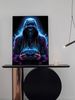 A Cyberpunk And Neon-inspired Aesthetic Game World, Dedication And Passion, Gaming Controller._maomaolike.com