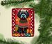 Portuguese Water Dog Holiday Christmas Porcelain Ornament Christmas Tree Hanging Decorations For Home Christmas Holiday, Rectangle, Gift, Multicolor_maomaolike.com