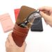 Unisex Glasses bag soft leather simple myopia reading glasses leather case men's portable soft bag storage bag women's fresh leather glasses case_maomaolike.com