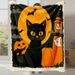 Digital Printed Flannel Halloween Blanket_maomaolike.com