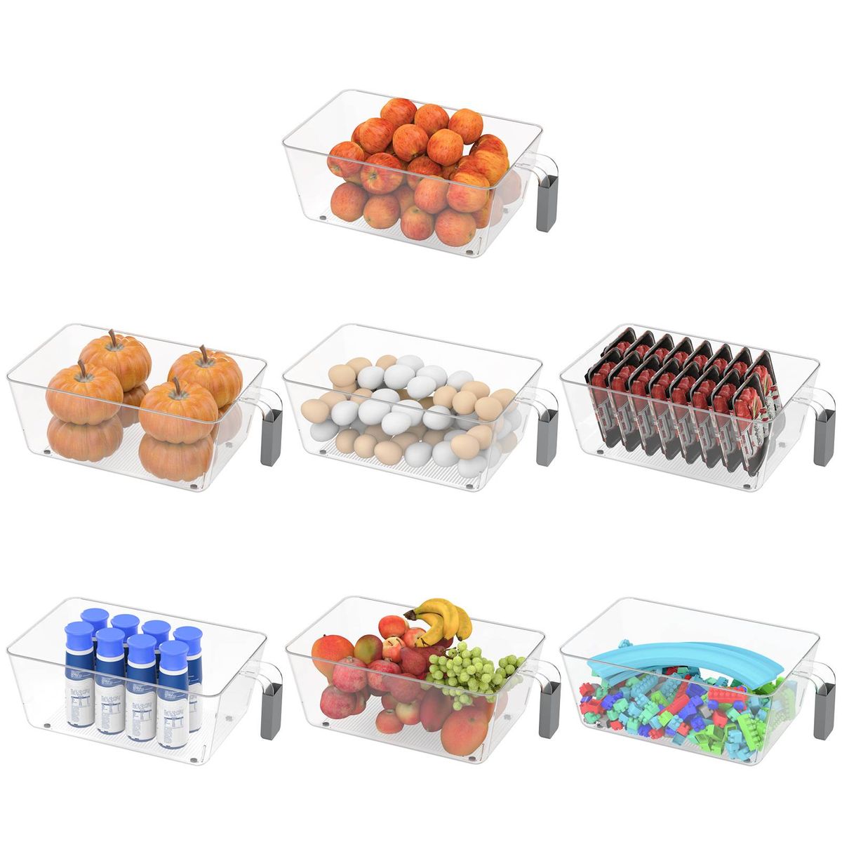 Organizador Nevera Y Cocina - Caja De Almacenamiento Ajustable Para Frigorífico, Cajones Y Armarios - Ahorra Espacio Y Ordena Alimentos_maomaolike.com