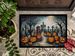 La Catrina Skeleton Spooky Halloween Doormat Front Door Mat Indoor Outdoor Rugs For Entryway, Non Slip Washable Low Pile, 24H X 36W_maomaolike.com