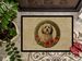 Havanese Christmas Flowers Doormat Front Door Mat Indoor Outdoor Rugs For Entryway, Non Slip Washable Low Pile, 24H X 36W_maomaolike.com