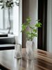 1PC Ceramic Twist Plated Silver Vase Suitable For Bedroom, Balcony, Powder Room, Bedroom, Desk And Other Home Decor Vase Ornaments_maomaolike.com