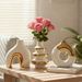 3-piece Gourd-shaped Ceramic Vase Set_maomaolike.com