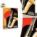 Jazz Saxophone Themed Painting Poster, Vintage Retro Bold Graphic Jazz Festival Scene Poster, Artistic Musical Decor Suitable For Living Room, Music_maomaolike.com