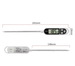 1PCS TP300 Digital Thermometer For Meat Cooking Food Probe BBQ Electronic Oven Kitchen Tools Portable_maomaolike.com