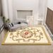Living Room Rug Large Size Gorgeous Gold Frame Design Bedroom Rug Plush Thickened Machine Washable Thickened Underlay Interior Decorative Rug_maomaolike.com