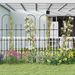 58 X 73 Inch Outdoor Garden Rose Arch Trellis For Climbing Plants_maomaolike.com