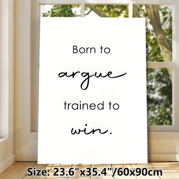 Inspirational Quote Painting Poster, Minimalist Black & White Typography Poster, Motivational Text Design, Ideal For Home Office, Study Room_maomaolike.com