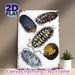 Pill Bug Themed Painting Poster, Vibrant Cartoon-style Assorted Pill Bug Pattern Poster, Unique Insect-inspired Decor Ideal For Home, Study And Living_maomaolike.com