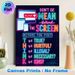 Digital Etiquette Painting Poster, Vibrant Neon-style Text & Device Graphic Poster, Encourages Respectful Online Posting, Ideal For Office, Study Area_maomaolike.com