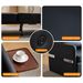 Adult Sleeper Chair Bed, 3-in-1 Convertible Sofa Chair Bed Pull-out Sofa Bed, Convenient Folding Tray Table With USB And Type-C Charging Ports For Living Room,BLACK,Leather_maomaolike.com