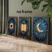 European And American Vintage Style, Sun, Stars, Bright, Home Décor Painting, Living Room Sofa Backdrop Artwork, Art Exhibition Piece_maomaolike.com