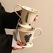 Vintage Coffee Cup, Ceramic Mug, Couple Pair Cup, Birthday And Valentine's Day Gift_maomaolike.com