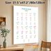Persian Farsi Alphabet Painting Poster, Soft Pastel Colored Educational Poster, Clear Letter Reference To Learn Persian Script, Suitable For Language_maomaolike.com