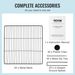 VEVOR 5 Pack Plant Protector From Animals 15.35'' X 15.35'' Metal Plant Cage_maomaolike.com