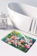 Louisiana Magnolias In Watercolor Memory Foam Kitchen Mat Machine Washable Anti-Fatigue Mat Cushion Comfort Bath Mat Or Kitchen Rug_maomaolike.com