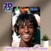 Eritrean Smile Painting Poster, Warm-toned Realistic Portrait Poster, Captures Authentic Cheerful Vibe, Ideal For Home Wall Decor, Living Room And_maomaolike.com