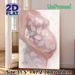 Blush Floral Painting Poster, Soft-hued Textured Impressionist Style Poster, Delicate Aesthetic Wall Decor Suitable For Bedroom, Living Room_maomaolike.com