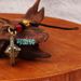 Brass Fortune Globe Rotating Vintage Creative Car Keychain Pendant Bell Hanging Ornament Street Stall Small Item_maomaolike.com