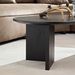 39.37 Inch Modern Coffee Table,MDF Oval Coffee Table For Living Room,Small Coffee Table With Sturdy Pedestal For Apartment,Bedroom_maomaolike.com