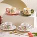 Fritillaria Flower Niche High-End French Retro Style Black And White Coffee Cup Luxury Box Exquisite Gift Set_maomaolike.com