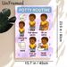 Potty Routine Painting Poster, Cute Cartoon-style Step-by-step Potty Guide Poster, Clear Visual Toilet Training Instructions, Ideal For Bathroom_maomaolike.com