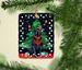 Cane Corso Christmas Porcelain Ornament Christmas Tree Hanging Decorations For Home Christmas Holiday, Rectangle, Gift, Multicolor_maomaolike.com