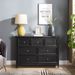 Modern 7 Drawers Dresser 7 Drawers Cabinet,Chest Of Drawers Closet Organizers And Storage Clothes Storage Drawers Cabinet For Living Room, Farmhouse Dresser Organizer White_maomaolike.com
