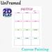 Yearly To-Do List Painting Poster, Pastel Color-blocked Grid Poster, Efficient Annual Task Organizer, Ideal For Home Office And Workspace_maomaolike.com
