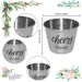 Festive & Party Supplies Wedding Banquet Gift Stainless Steel Small Wine Glass Set Bridal Shower Engagement Party Party Gift_maomaolike.com