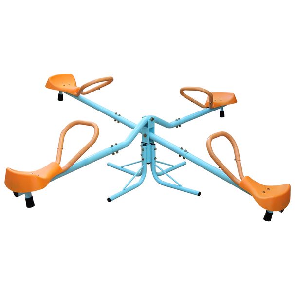 Outdoor Kids Spinning Seesaw Sit And Spin Teeter Totter Outdoor Playground Equipment Swivel Teeter Totter For Backyard_maomaolike.com
