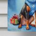 Miniature Pinscher Christmas Reindeer House Flag Large Porch Sleeve Pole Decorative Outside Yard Banner Artwork Wall Hanging, Polyester, House Size, Multicolor_maomaolike.com