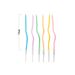 144 11cmPieces Twisty Birthday Candles Spiral Cake Candles With Holders Metallic Cake Cupcake Candles Long Thin Curly Coil Cake Candles For Birthday, Wedding Party And Cake Decoration (Colorful)_maomaolike.com