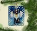 Flat-Coated Retriever My Angel Porcelain Ornament Christmas Tree Hanging Decorations For Home Christmas Holiday, Rectangle, Gift, Multicolor_maomaolike.com