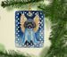 Puli My Angel Porcelain Ornament Christmas Tree Hanging Decorations For Home Christmas Holiday, Rectangle, Gift, Multicolor_maomaolike.com